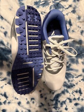 Under Armour Women’s  White & Purple Golf Shoes